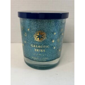 Modern Alchemy Galactic Skies Scented Candle 12.9oz Teal Glitter Star Jar
